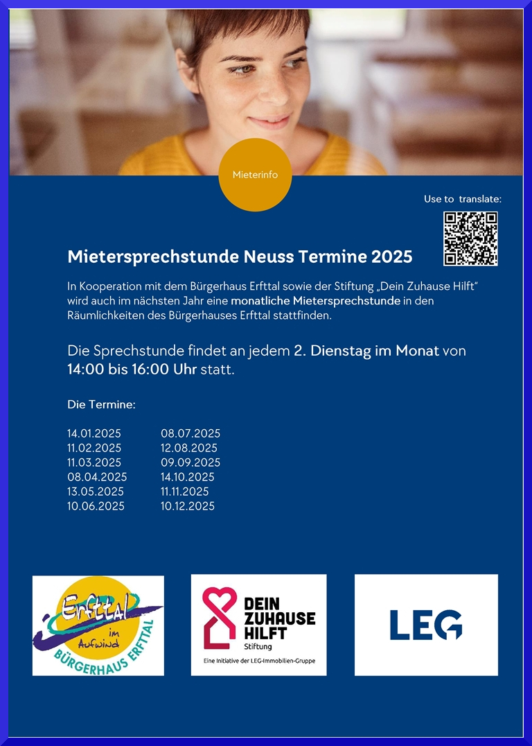 LEG Mietersprechstunde BH Erfttal 2025